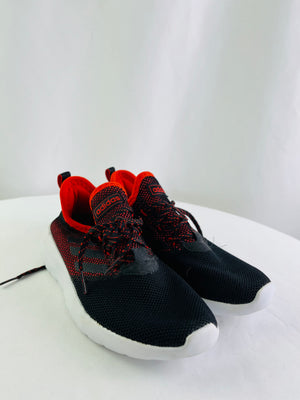 adidas Lite Racer Reborn Black Active Red Sneakers Youth Size 4.5 | F36783