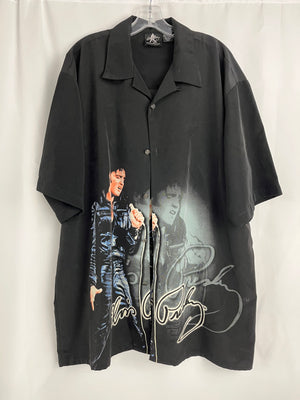 Dragonfly Black Button-Down Shirt