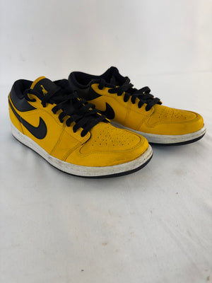 Nike Air Jordan 1 Low University Gold/Black/White 553558-700 Men's Size 7.5