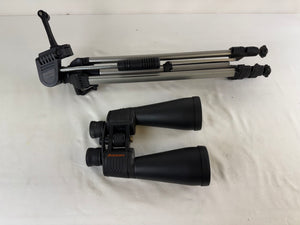 Celestron SkyMaster 15x70mm Binoculars Mounted To ProMaster 6300 Tripod