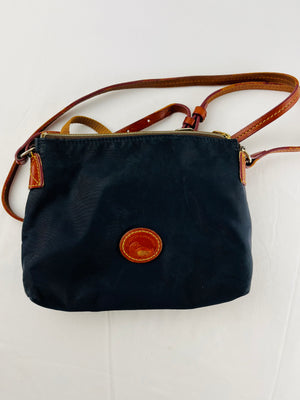 Dooney & Bourke Nylon Crossbody Pouchette Bag in Navy Blue J13181779