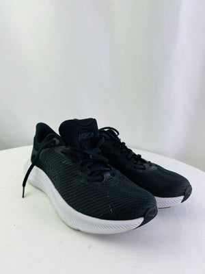 Hoka One One Solimar Black Running Sneakers Women's 10B | 1123075 BWHT