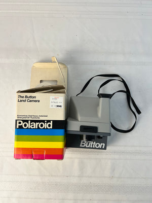 Vintage Polaroid Land Camera SX-70 The Button Instant Film Photo Photography