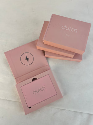 Clutch Pro Portable Charger New in Open Box For Back Of iPhone Pink - Lot of 4