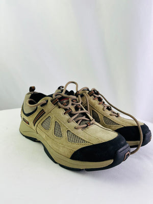 Rockport XCS Rock Cove Taupe Suede Walking Shoes Sneakers Men 8M | K74443