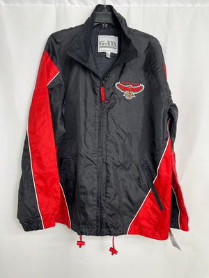 G-lll NBA Atlanta Hawks Carl Banks Full Zip Jacket Men's Large | L04663