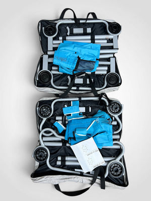 Disc-O-Bed Kid-O-Bunk Single Portable Cot - Teal - Set of 2