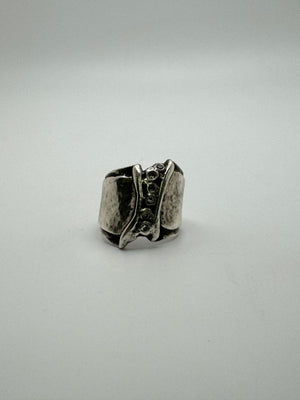 Silpada 925 Sterling Silver Ring 10g Abstract Select Size 7.5