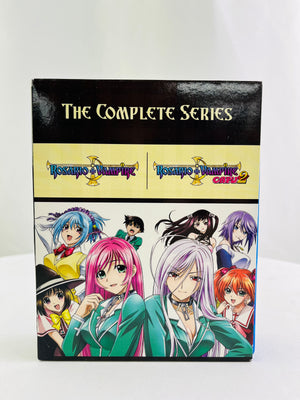 Rosario + Vampire The Complete Series DVD Set Season 1 & 2 Great Condition