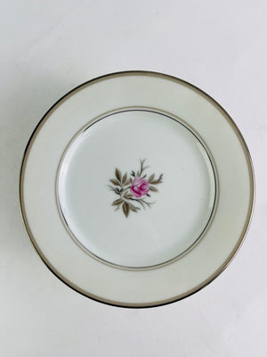 Noritake Roanne Floral 5794 6.25" Bread Plates Set of 12 Vintage