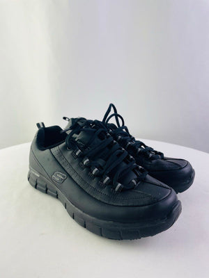 Skechers Work Relaxed Fit Sure Track Trickle Slip Resistant Shoes Women 8.5EW