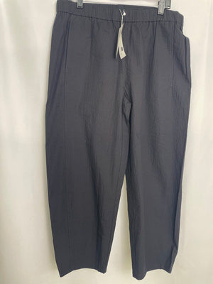 Eileen Fisher Black Lantern Ankle Pants Women Large Petite Pull On NWT