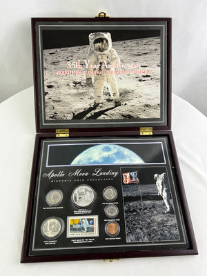 1969 Apollo 11 Moon Landing 35th Anniversary Commemorative Set RARE