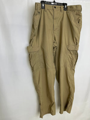 Carhartt Relaxed Fit Canvas Work Pants Mens 44x32 Tan Utility Carpenter