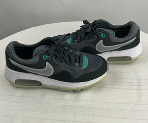 Nike Air Max Motif GS Grey Teal Running Shoes Size 5.5Y