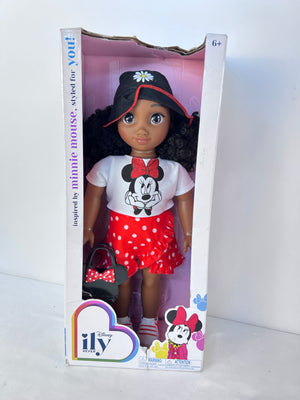 Disney ILY 4Ever Disney 18" Brunette Doll Minnie Mouse Inspired