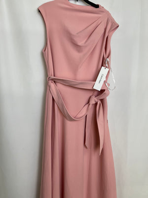 Calvin Klein Light Pink A-Line Sleeveless Cowl Neck Maxi Dress Women's 8 NWT