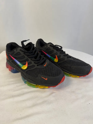 Nike Air Max 849566-002 Black Rainbow Gradient Swoosh Men's Size 8