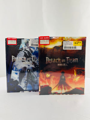 Attack on Titan Season 1 Part 1 & Part 2 Limited Editions DVD Blu-ray Sealed