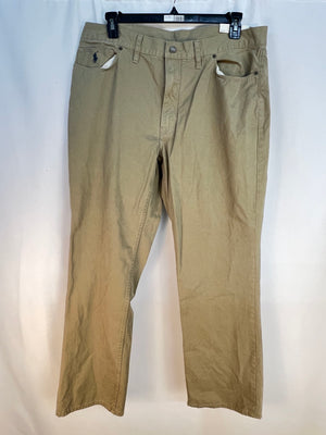 Polo Ralph Lauren Men's Burmese Tan Chino Pants 5-Pocket 38x30 NWT $125