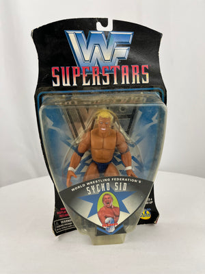 WWE Jakks Bone Crunching Action Superstars Series 3 Sycho Sid MOC WWF NIB