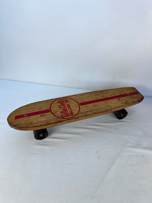 Vintage Roller Derby Deluxe 20 Skateboard, 1960s Wood 22in Sidewalk Surfer
