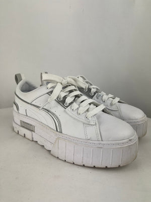 Puma Mayze Classic White Sneakers Women's 9
