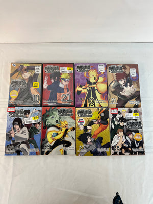 Naruto Shippuden Uncut Set 10, 21, 29, 31, 32, 33, 37 & 38 All Factory Sealed