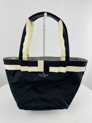 Kate Spade New York Barrow Street Anabel Black | Cream Double Handle Diaper Bag