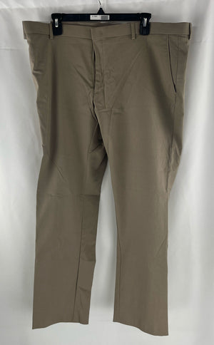 Ralph Lauren Modern Fit Pant Flat Front All Stretch Tan Men's Size 40x30 NWT