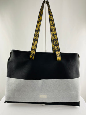 Versace Fragrances Large Black Gold Summer Tote NEW Limited Edition