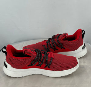 Adidas Men's Red Mesh Lite Racer Adapt 3.0 Shoes Size 13
