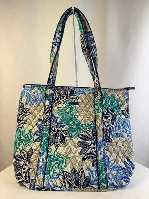 Vera Bradley Quilted Santiago Large Tote Bag Tote