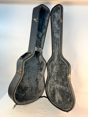 TKL Hard Shell Acoustic Guitar CASE ONLY Pebbled Leather Gray Interior