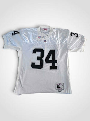 NWT Mitchell & Ness Bo Jackson 1987 LA Raiders Authentic Jersey Size 50 XL Korea