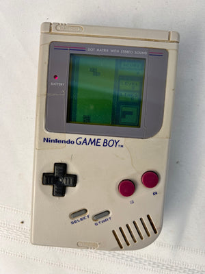 Nintendo Game Boy DMG-01 Gray Good Condition + Tetris, Tested and Working