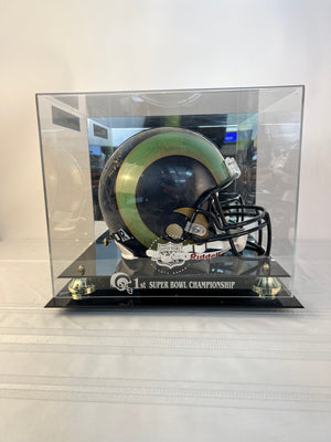 2000 St Louis Rams Team Signed Full Size Helmet Super Bowl XXXIV Warner Faulk