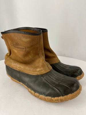 Lacrosse Trekker ll Leather Rubber Men's Rainboots Size 8