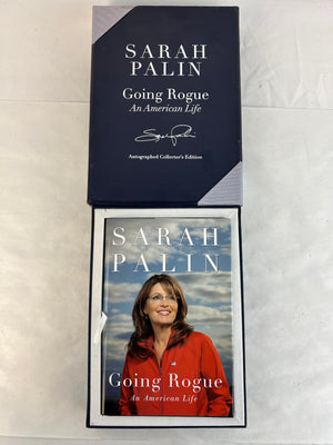 Signed Going Rogue Sarah Palin Box Set HC 1ST Limited Edition Collectors DJ COA