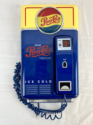 1995 PEPSI-COLA Telephone Vending Machine Phone Wall Mount or Standing Nostalgia