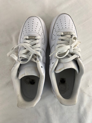 Nike Air Force 1 '07 Low Triple White CW2288-111 Men's Size 9 Sneakers