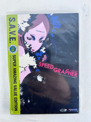 Speed Grapher - The Complete Series (DVD, 2011, 4-Disc Set, S.A.V.E.) - SEALED