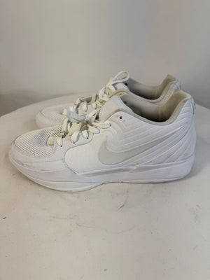 Nike Ja 2 Low TB Triple White Men's Size 12.5 Basketball Sneakers HQ8513-100