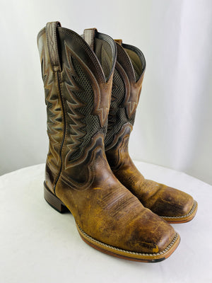 Ariat Ultra VentTEX Brown Distressed Western Men's Boots Size 9.5D