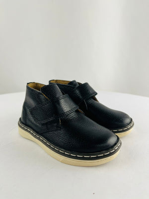 Johnston & Murphy Kids McGuffey Chukka Black Leather Shoes | 28-13851 6M