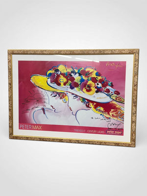 Vintage Friends II / Century Ladies Poster Print by Peter Max Signed w/ CoA