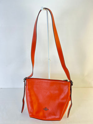 COACH Small Dufflette Duffle Hobo Bag Crossbody JASPER Red 21377 Retail $250