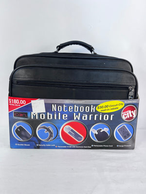 Vintage Circuit City Notebook Mobile Warrior Laptop Accessory Kit Bag Tech Lot