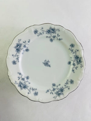 Johann Haviland Blue Garland Plate Set of 16 | 8 Salad 8 Bread Bavaria Germany