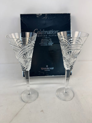 Waterford Crystal Celebration Toasting Flutes 3rd Edition DREAMS Pair